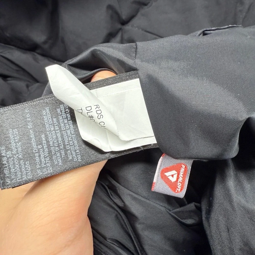 The North Face Puffer Jacket Womens Medium Black Gore Windstopper 550 Down
